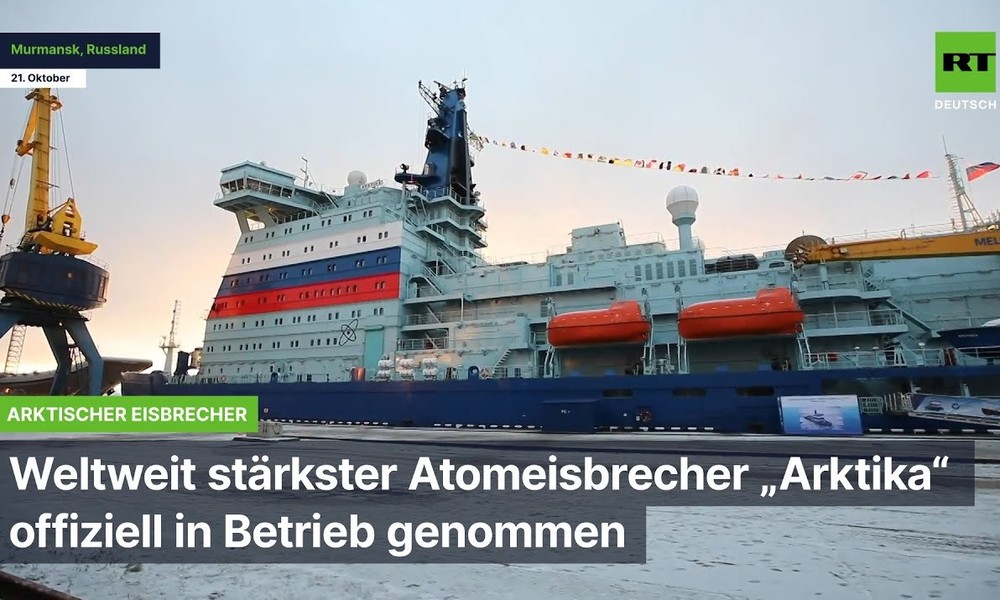 Murmansk: Weltweit stärkster Atomeisbrecher "Arktika" offiziell in Betrieb genommen