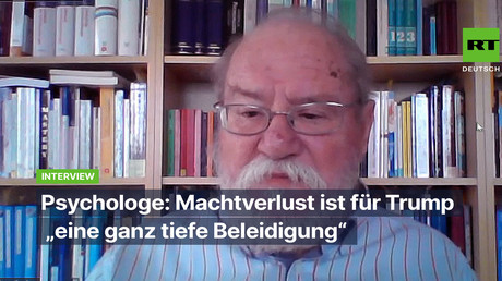 Psychologe Prof. Dr. Rainer Sachse: Machtverlust ist für Trump "eine ganz tiefe Beleidigung"