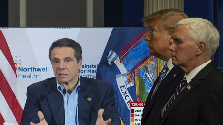 Donald Trump und Andrew Cuomo streiten um Corona-Impfkampagne in New York