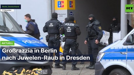 Großrazzia in Berlin nach Juwelen-Raub in Dresden
