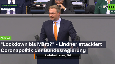 "Lockdown bis März?" - Lindner attackiert Coronapolitik der Bundesregierung