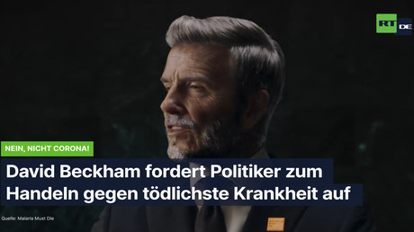 Nein, nicht Corona: David Beckham fordert Politiker zum Handeln gegen tödlichste Krankheit auf