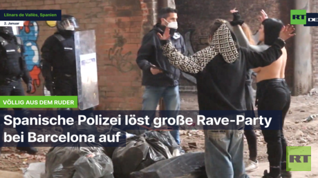 Spanische Polizei löst große Rave-Party bei Barcelona auf: 3000 Euro Strafe pro Teilnehmer