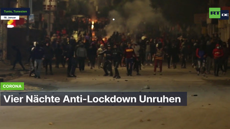 Tunesien: Vier Nächte Anti-Lockdown Unruhen