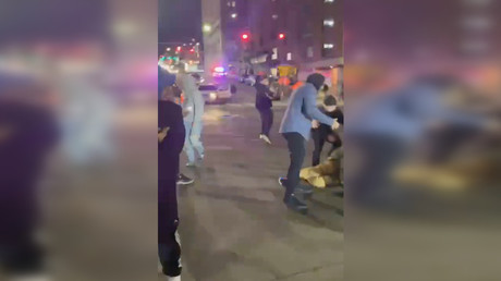 USA: Polizeiauto überrollt Teilnehmer eines illegalen Straßenrennens