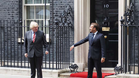 Macron warnt Boris Johnson bei seiner Wahl der Verbündeten: "Halbe Freunde sind kein Konzept"