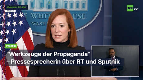 Pressesprecherin von Joe Biden über RT und Sputnik: "Werkzeuge der Propaganda"