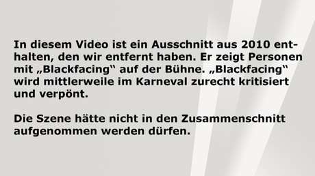 Nach Rassismus-Vorwürfen: WDR blendet Hinweistafel bei Karnevalsshow ein