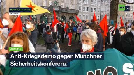 "Russland und China sind keine Feindbilder" – Anti-Kriegsdemo gegen Münchner Sicherheitskonferenz