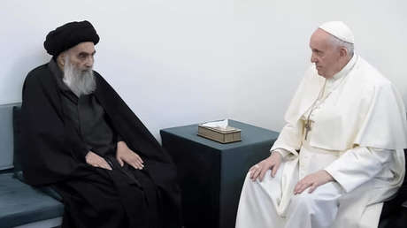 Papst Franziskus trifft Großayatollah Ali al-Sistani