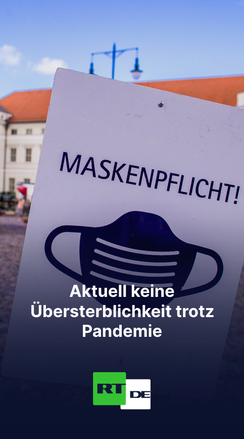 Statistisches Bundesamt: Aktuell keine Übersterblichkeit trotz Pandemie