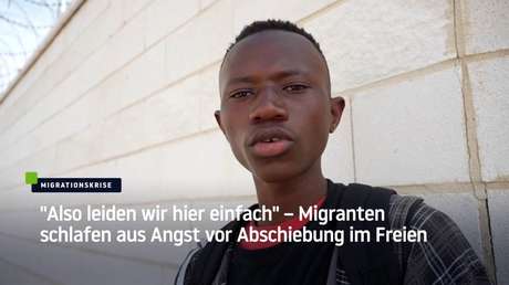 Ceuta: "Also leiden wir hier einfach" – Migranten schlafen aus Angst vor Abschiebung im Freien