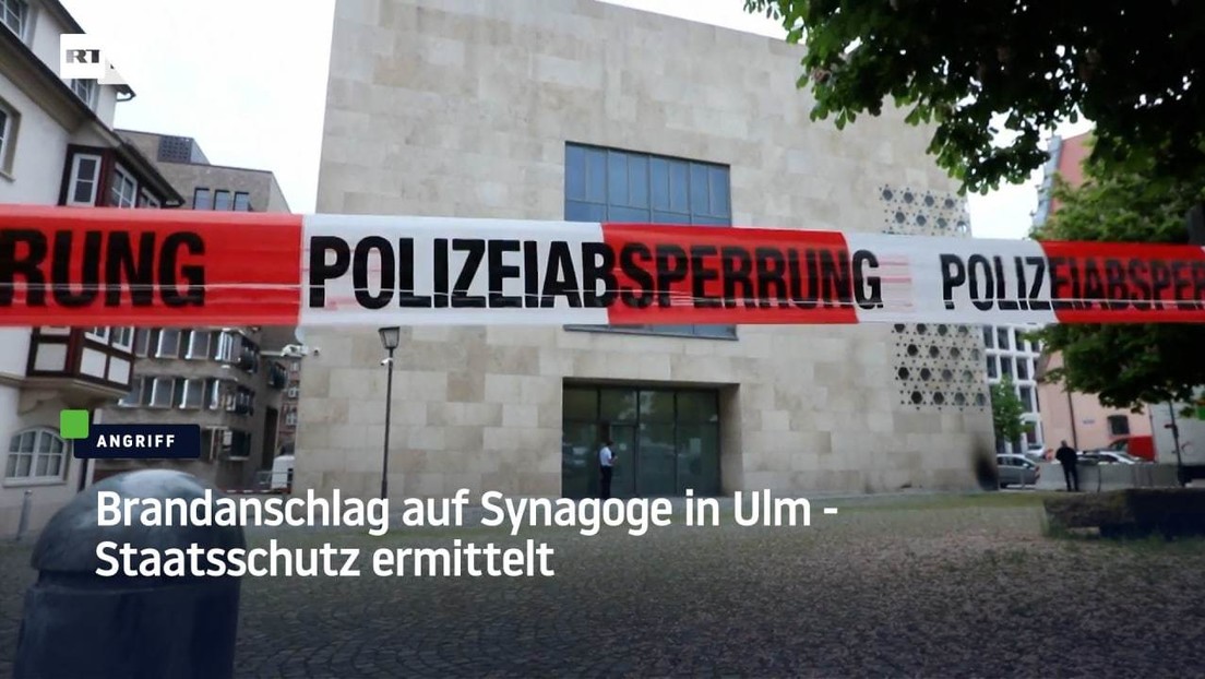 Brandanschlag auf Synagoge in Ulm - Staatsschutz ermittelt