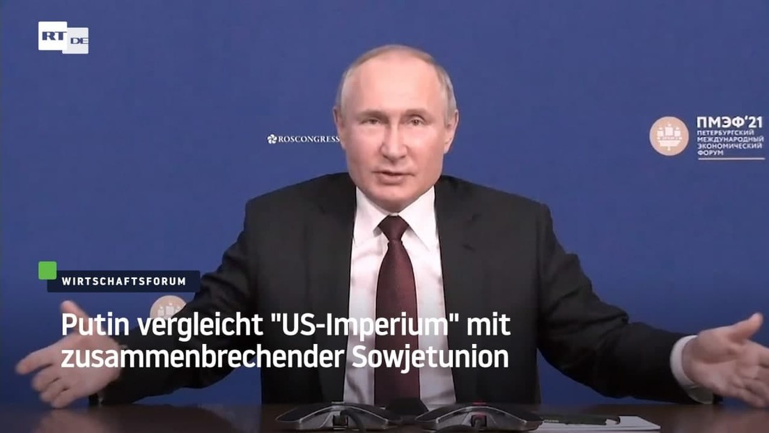 Putin vergleicht "US-Imperium" mit zusammenbrechender Sowjetunion