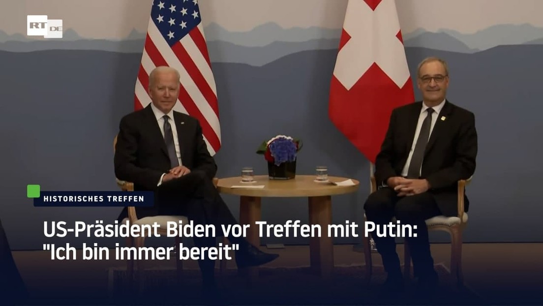 US-Präsident Biden vor Treffen mit Putin: "Ich bin immer bereit"