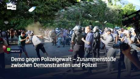 Tunis: Demo gegen Polizeigewalt – Zusammenstöße zwischen Demonstranten und Polizei