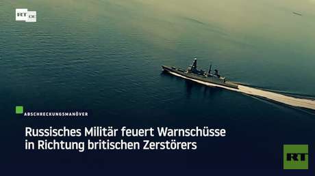 Schwarzes Meer: Russisches Militär gibt Warnschüsse in Richtung eines britischen Zerstörers ab