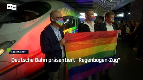 Deutsche Bahn präsentiert "Regenbogen-Zug"