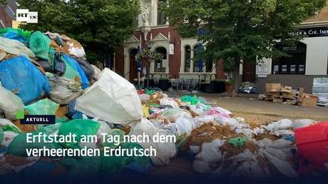 Erftstadt am Tag nach dem verheerenden Erdrutsch: Bewohner schildern die Lage