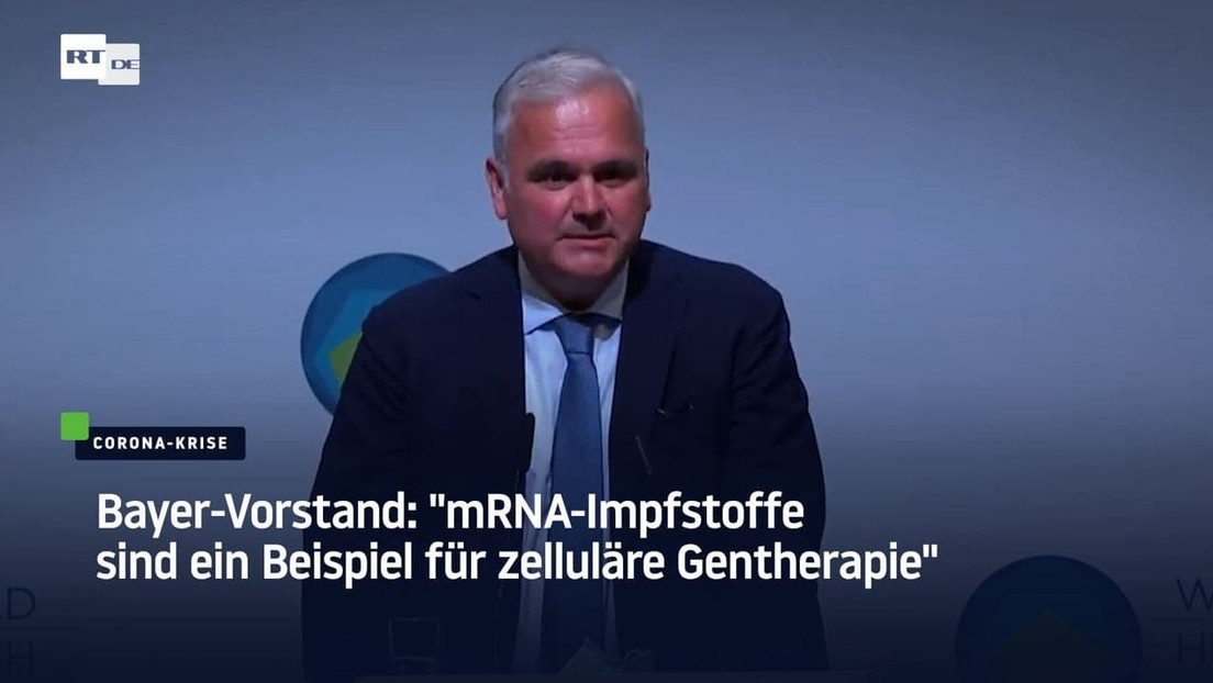 Bayer-Vorstand: "mRNA-Impfstoffe sind ein Beispiel für zelluläre Gentherapie"