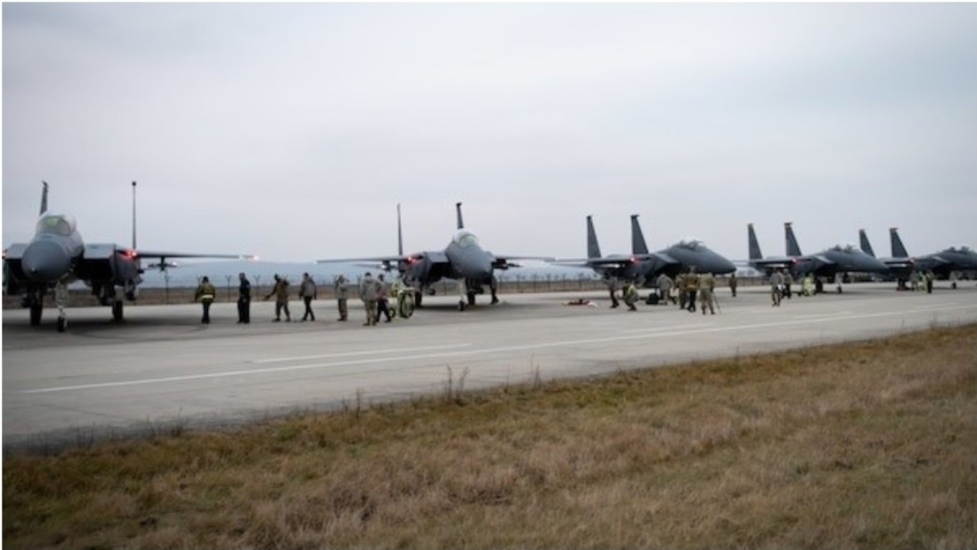 The US is stationing F-15 fighter jets in Romania for patrols on the border with Russia