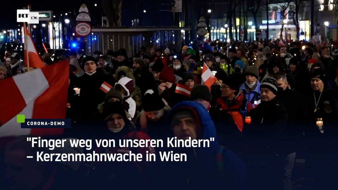 "Finger weg von unseren Kindern" – Kerzenmahnwache in Wien