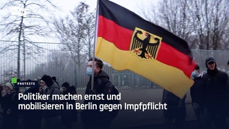 Politicians are serious and are mobilizing in Berlin against mandatory vaccination