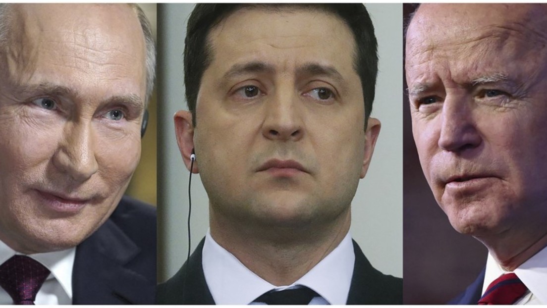 بحران اوکراین: زلنسکی به بایدن پیشنهاد کرد که نشست سه جانبه با پوتین بدون دخالت اتحادیه اروپا برگزار کند