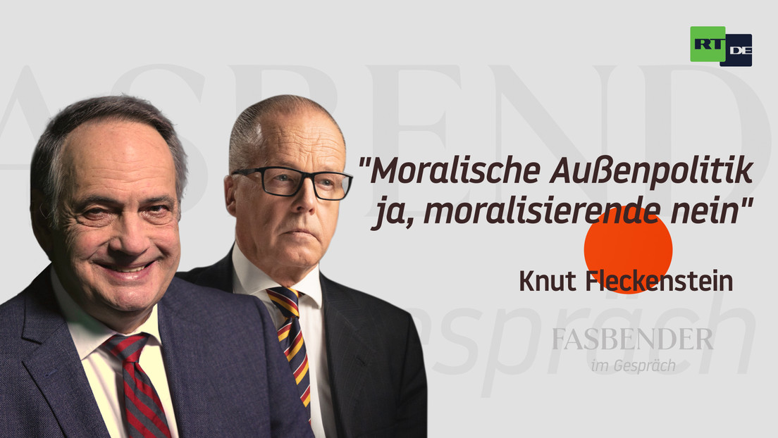 Fasbender im Gespräch mit Knut Fleckenstein: "Moralische Außenpolitik ja, moralisierende nein"
