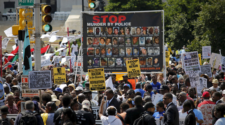 Hundreds protest in New Jersey to highlight US police brutality