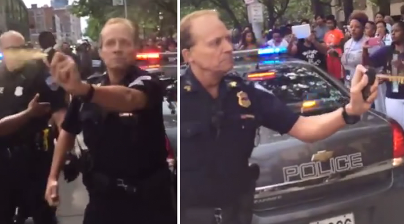 Police pepper spray activists after Black Lives Matter conference in Cleveland (VIDEO)
