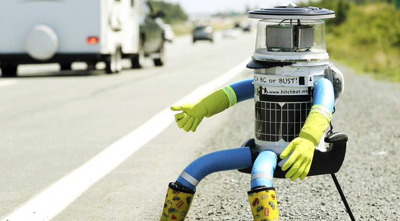 Vandals cut short hitchhiking robot's US cross-country trek