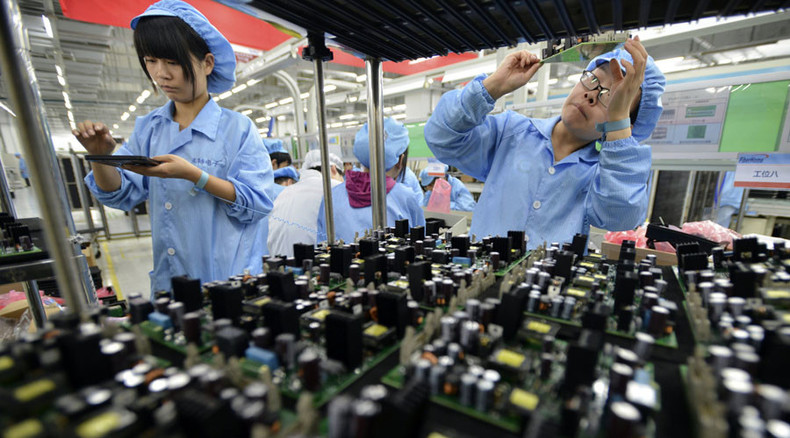 China’s manufacturing index tumbles to 2-year low