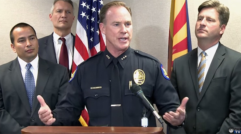 Bounty hunters attempt raid on Phoenix police chief’s house after false social media tip