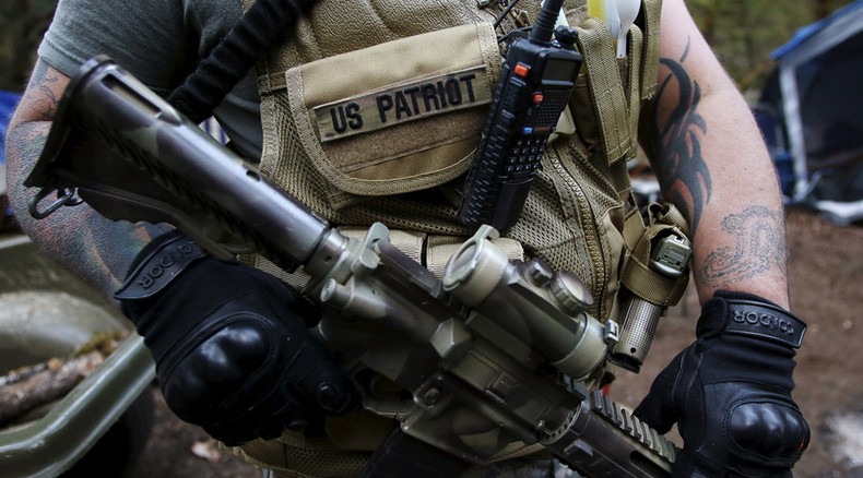 Armed militias celebrate victory in Montana mine stand-off with federal govt