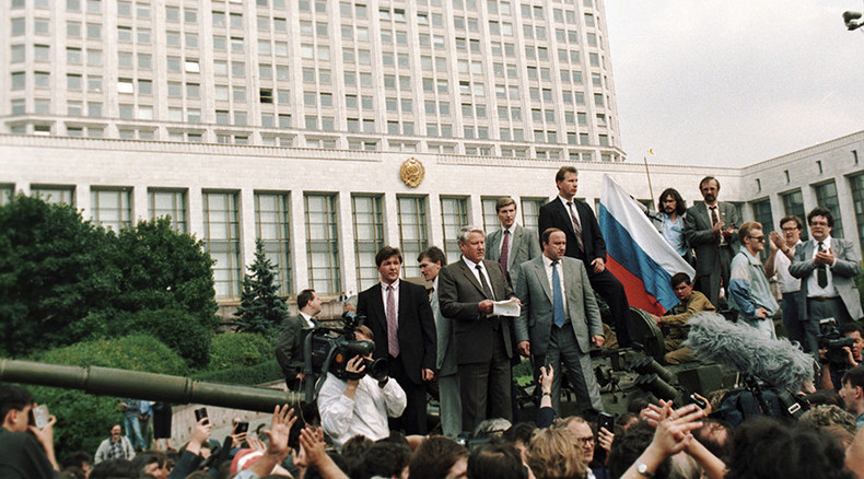 Russians see 1991 coup as national tragedy, but like subsequent developments
