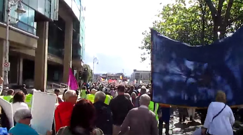 ‘Not gone away’: Tens of thousands rally in Irish capital against water charges
