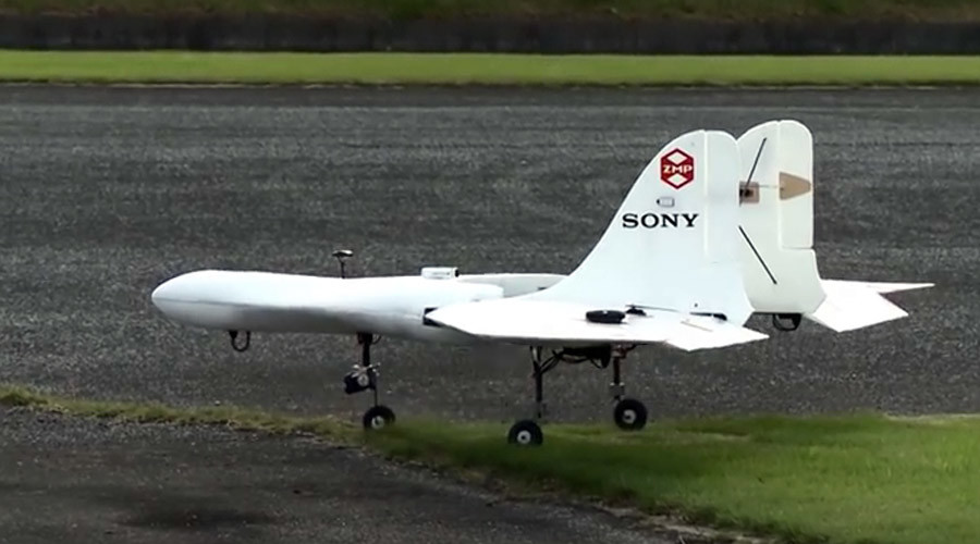 Sony unveils airplane-shaped drone with vertical takeoff, speeds up to ...