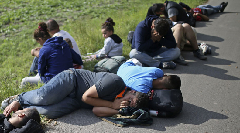Refugees start sit-down hunger strike on Hungary-Serbian border - reports