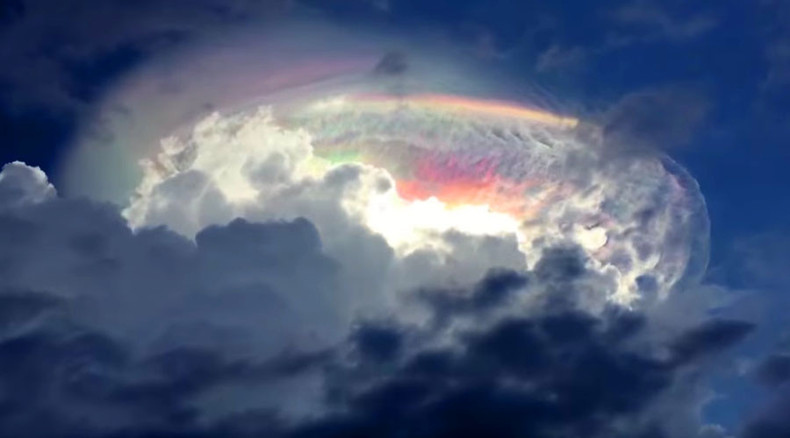 'End of Days': Amazing multi-colored cloud sparks debate in social ...