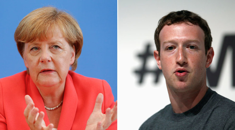 Merkel presses Zuckerberg to monitor racist posts on Facebook