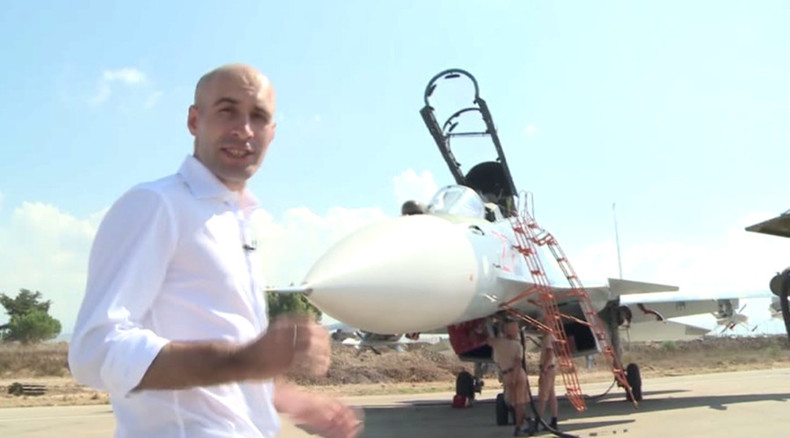 RT EXCLUSIVE: Close up of GEN 4++ fighter jet SU-30SM in Syria (VIDEO)