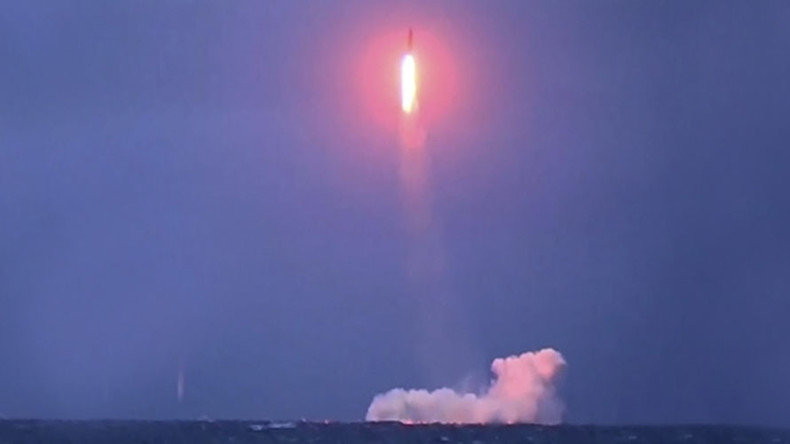 Russian nuclear sub successfully test-fires strategic Sineva missile (VIDEO)