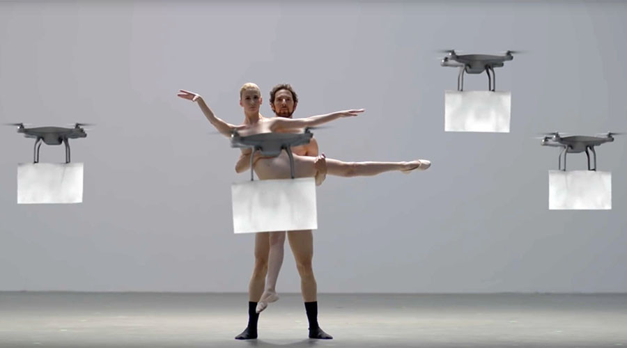 Drones Perform ‘swan Lake With Naked Ballet Dancers — Rt