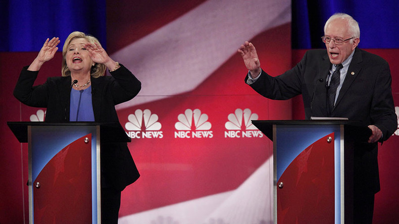 Clinton, Sanders tussle over Wall St, gun control, chemical weapons in pres debate