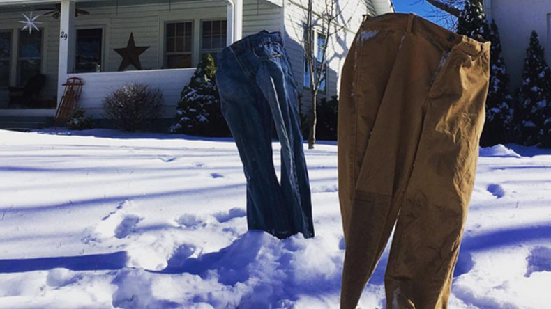 #FrozenPants: Blizzard season spawns hot trend (PHOTOS)