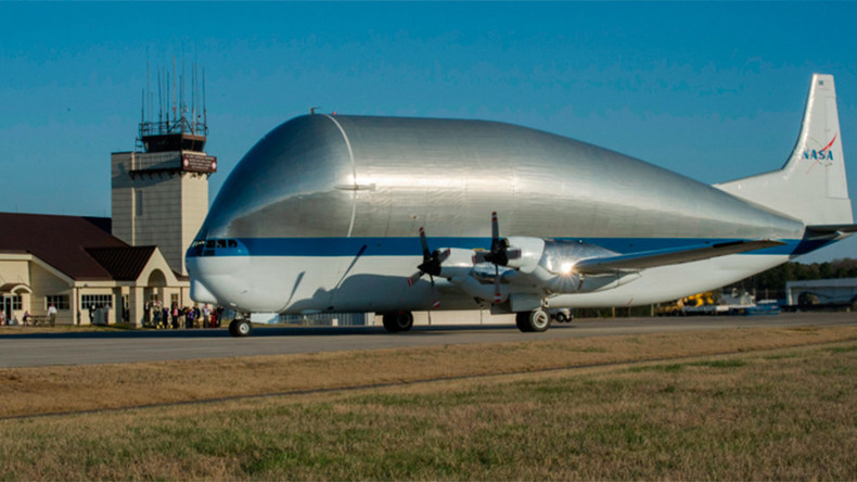 NASA’s gigantic ‘Super Guppy’ cargo plane ships spacecraft destined for ...