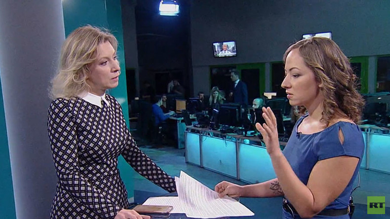 US merely creates impression it perceives Russia as threat – FM spox Zakharova to Anissa Naouai