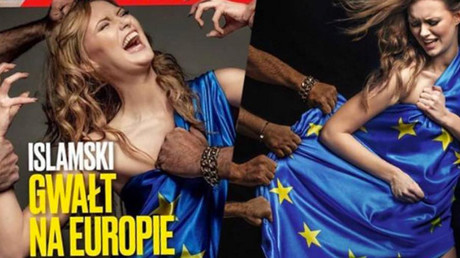 Polish magazine depicts “European rape” at the hands of migrants, Twitter reacts