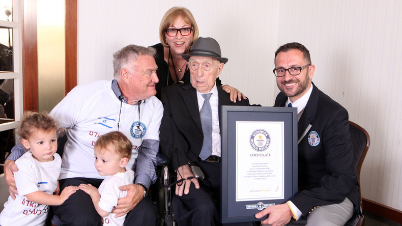 ‘I don’t know the secret’: Holocaust survivor named ‘world’s oldest living man’
